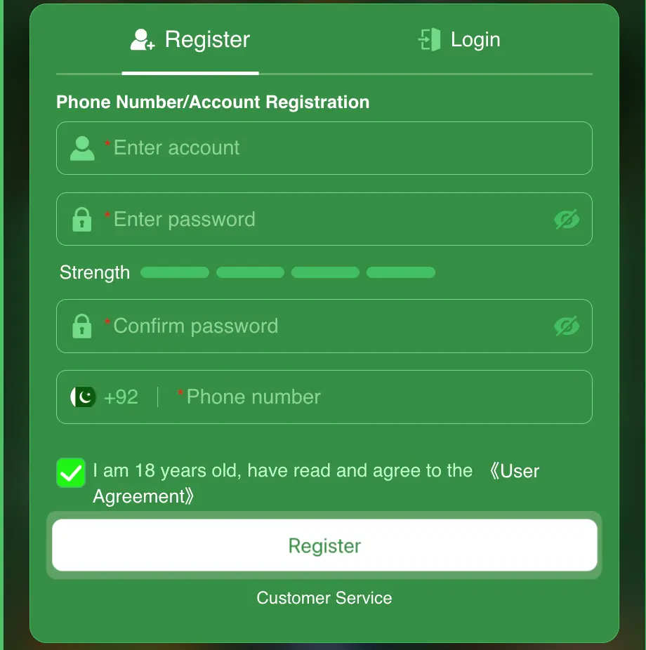 PKWG5D Game Register