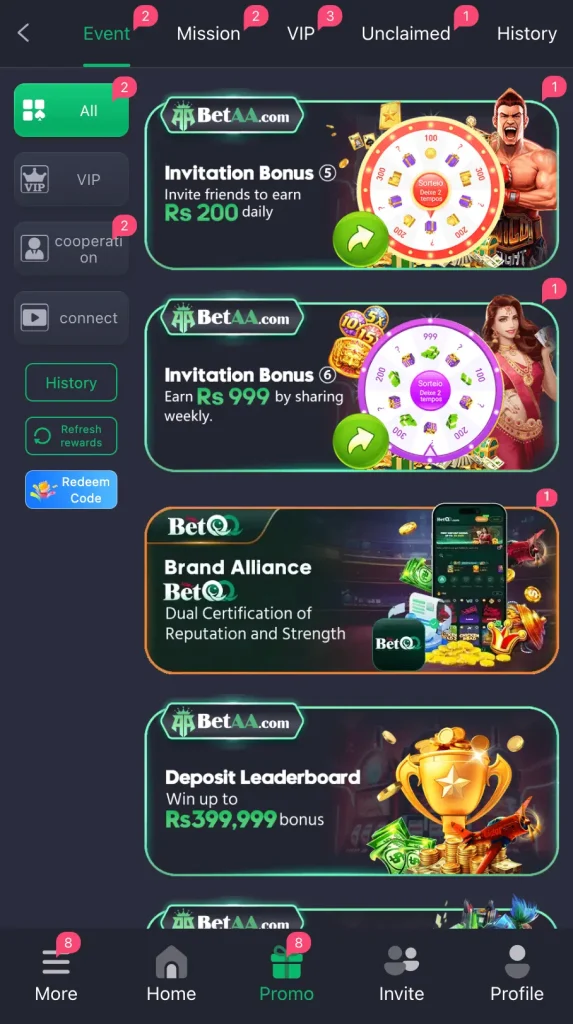 BET AA Game